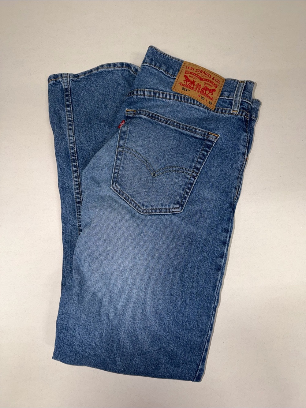 Levi's 514 Men’s Classic Blue Denim Jeans Size 32x32
